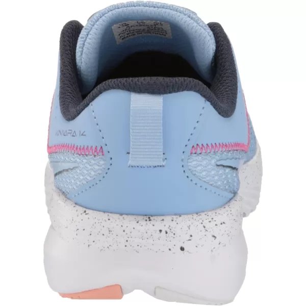 imageSaucony UnisexChild Kinvara 14 Lace to Toe SneakerLight Blue