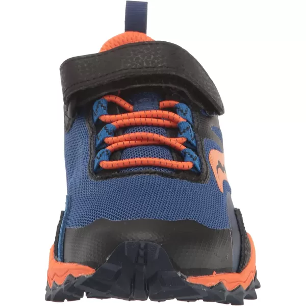 imageSaucony UnisexChild Peregrine 12 Shield Alternative Closure Hiking ShoeNavyOrange