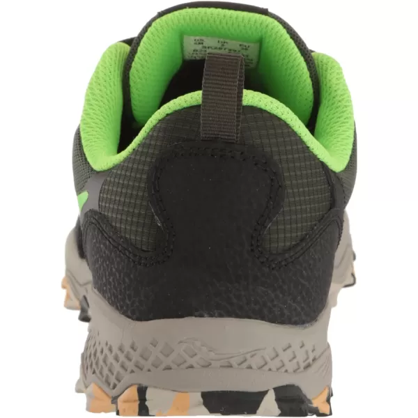 imageSaucony UnisexChild Peregrine 12 Shield SneakerBlackSlime
