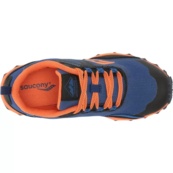 imageSaucony UnisexChild Peregrine 12 Shield SneakerNavyOrange