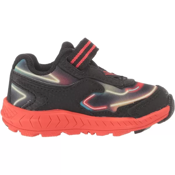 imageSaucony UnisexChild Ride 10 Jr Running ShoeBlack