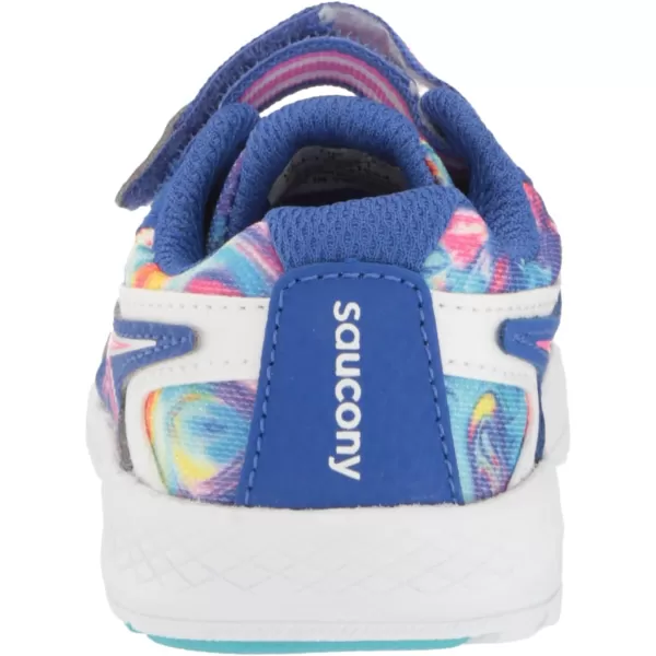 imageSaucony UnisexChild Ride 10 Jr Running ShoeBlue Swirl