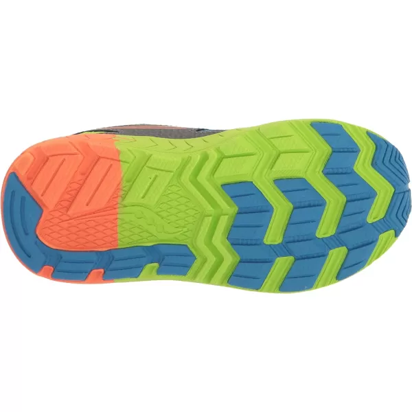 imageSaucony UnisexChild Ride 10 Jr Running ShoeBlueMulti