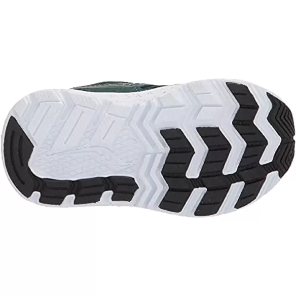 imageSaucony UnisexChild Ride 10 Jr Running ShoeGreenGoldBlack