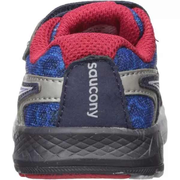 imageSaucony UnisexChild Ride 10 Jr Running ShoeNavyRed