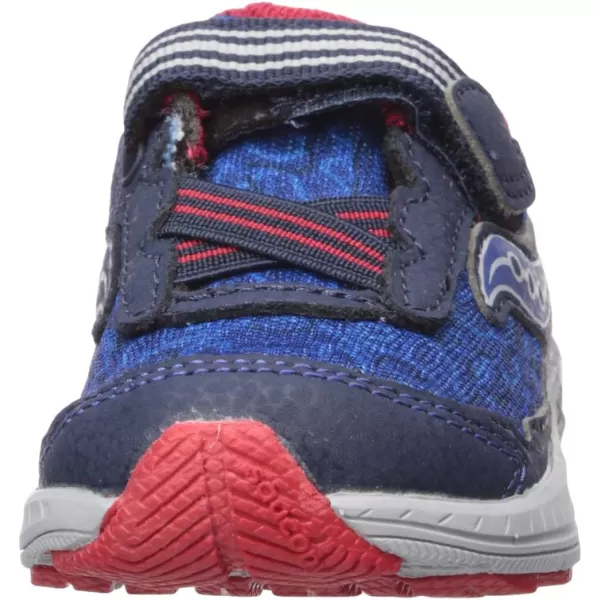 imageSaucony UnisexChild Ride 10 Jr Running ShoeNavyRed