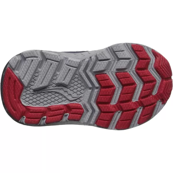 imageSaucony UnisexChild Ride 10 Jr Running ShoeNavyRed