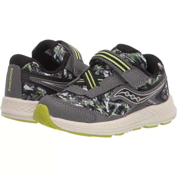 imageSaucony UnisexChild Ride 10 Jr Running ShoeOlive Camo