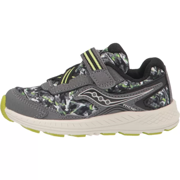 imageSaucony UnisexChild Ride 10 Jr Running ShoeOlive Camo