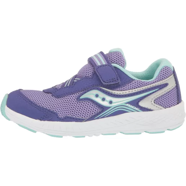 imageSaucony UnisexChild Ride 10 Jr Running ShoePurple