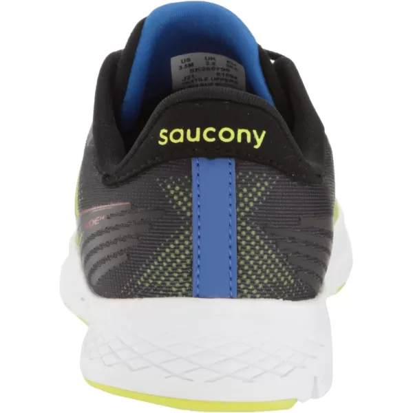 imageSaucony UnisexChild Ride 14 Running ShoeAcidLime