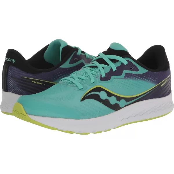 imageSaucony UnisexChild Ride 14 Running ShoeMint