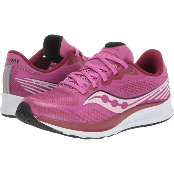 imageSaucony UnisexChild Ride 14 Running ShoePink
