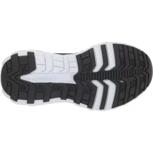imageSaucony UnisexChild Wind 20 SneakerBlackWhite