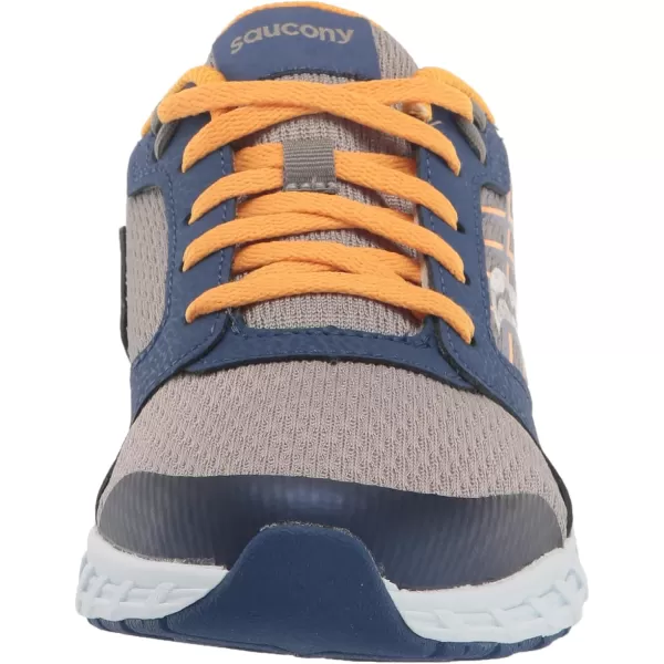 imageSaucony UnisexChild Wind 20 SneakerNavyGold