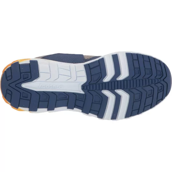imageSaucony UnisexChild Wind 20 SneakerNavyGold