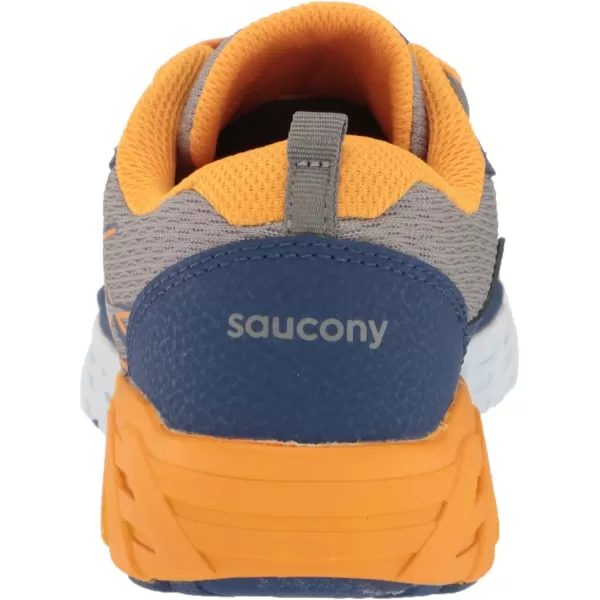 imageSaucony UnisexChild Wind 20 SneakerNavyGold