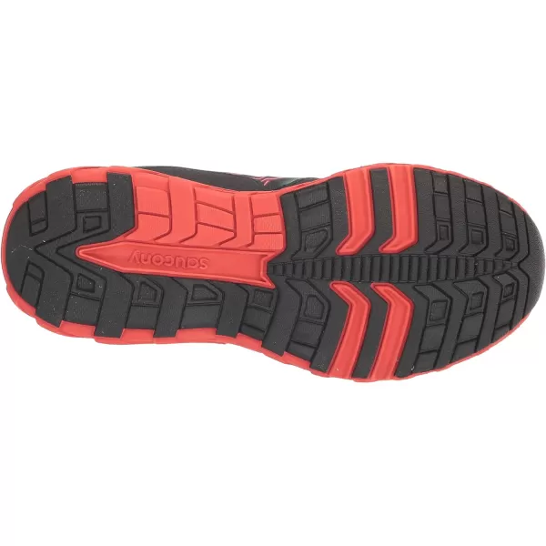 imageSaucony UnisexChild Wind 20 SneakerNeonBlackRed