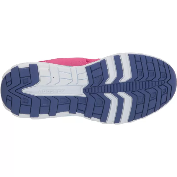 imageSaucony UnisexChild Wind 20 SneakerPinkBlueGrey