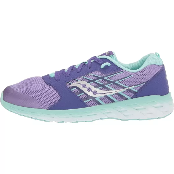 imageSaucony UnisexChild Wind 20 SneakerPurpleTurq