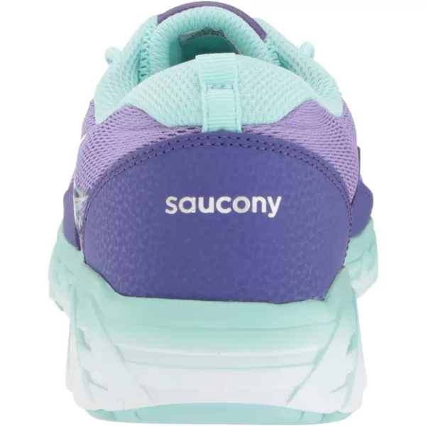 imageSaucony UnisexChild Wind 20 SneakerPurpleTurq