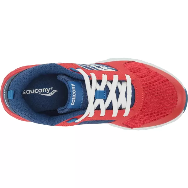imageSaucony UnisexChild Wind 20 SneakerRedBlue
