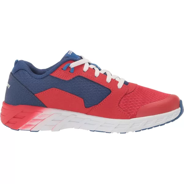 imageSaucony UnisexChild Wind 20 SneakerRedBlue