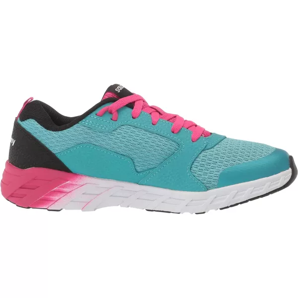 imageSaucony UnisexChild Wind 20 SneakerTurqPinkBlack