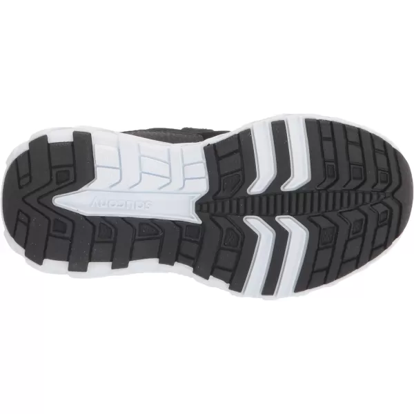 imageSaucony UnisexChild Wind Alternative Closure 20 Running ShoeBlackWhite