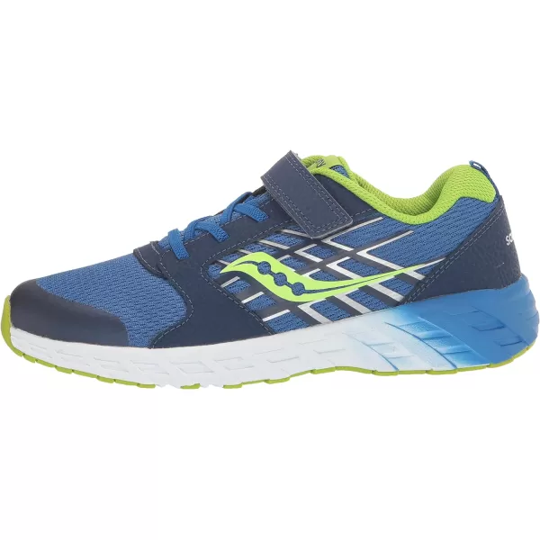 imageSaucony UnisexChild Wind Alternative Closure 20 Running ShoeBlueGreen