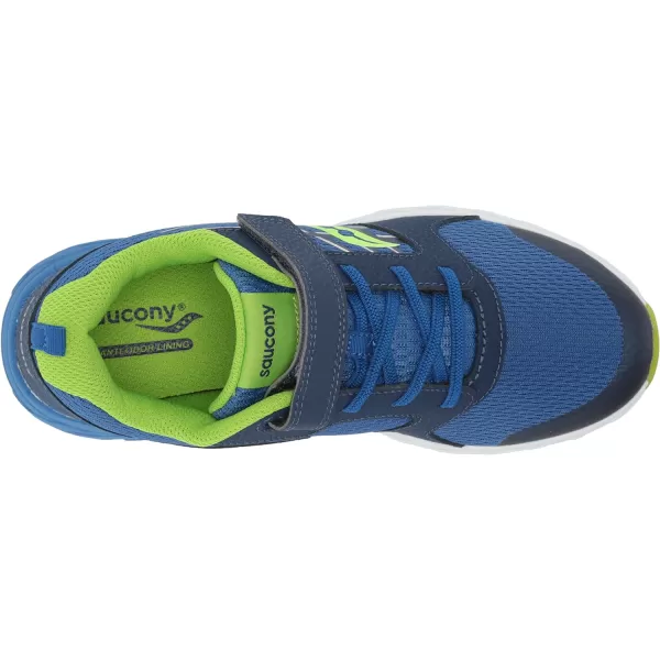 imageSaucony UnisexChild Wind Alternative Closure 20 Running ShoeBlueGreen