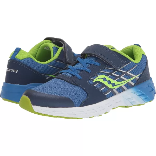 imageSaucony UnisexChild Wind Alternative Closure 20 Running ShoeBlueGreen