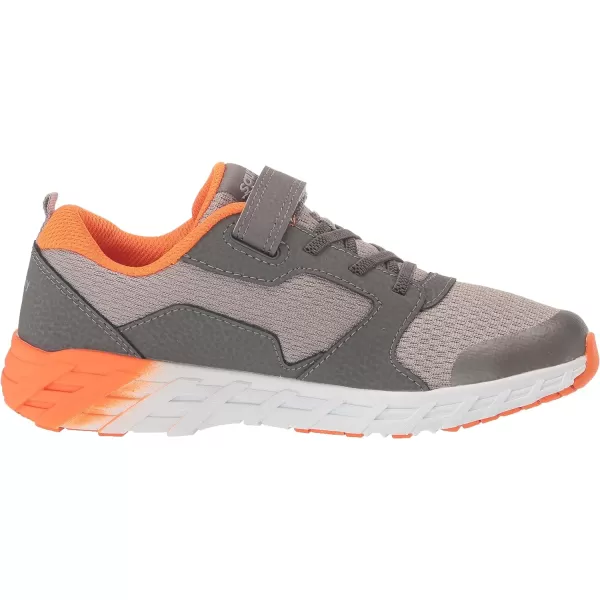 imageSaucony UnisexChild Wind Alternative Closure 20 Running ShoeGreyOrange