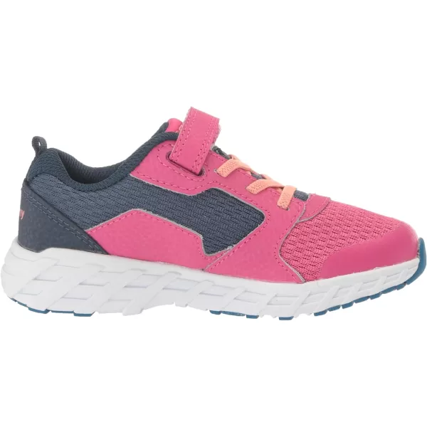 imageSaucony UnisexChild Wind Alternative Closure 20 Running ShoeNavyBerry