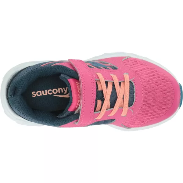 imageSaucony UnisexChild Wind Alternative Closure 20 Running ShoeNavyBerry