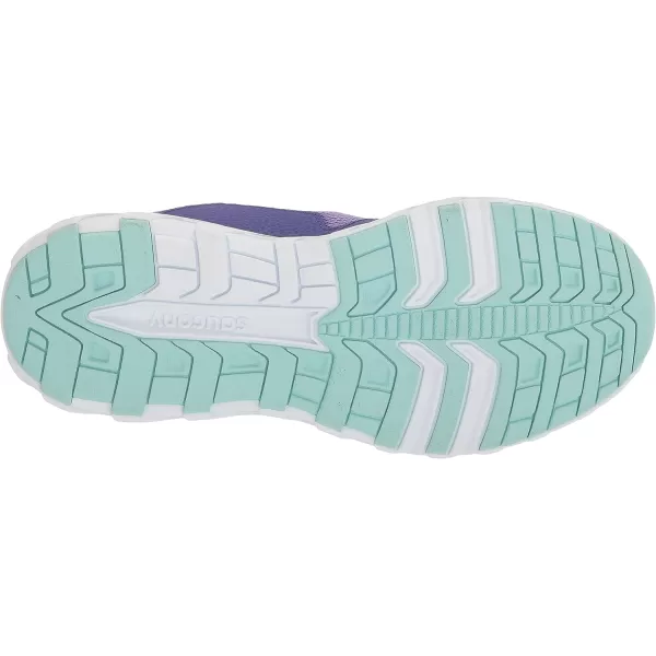 imageSaucony UnisexChild Wind Alternative Closure 20 Running ShoePurpleTurq