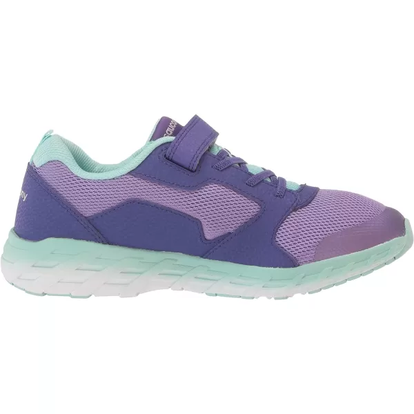 imageSaucony UnisexChild Wind Alternative Closure 20 Running ShoePurpleTurq