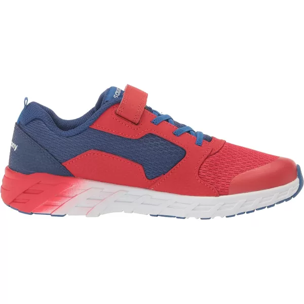 imageSaucony UnisexChild Wind Alternative Closure 20 Running ShoeRedBlue