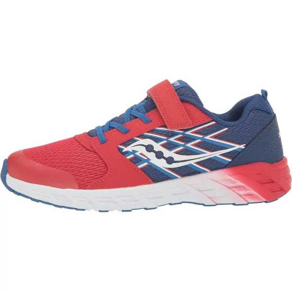 imageSaucony UnisexChild Wind Alternative Closure 20 Running ShoeRedBlue