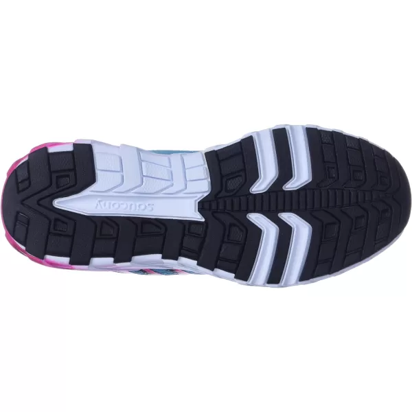 imageSaucony UnisexChild Wind Alternative Closure 20 Running ShoeTurqPinkBlack