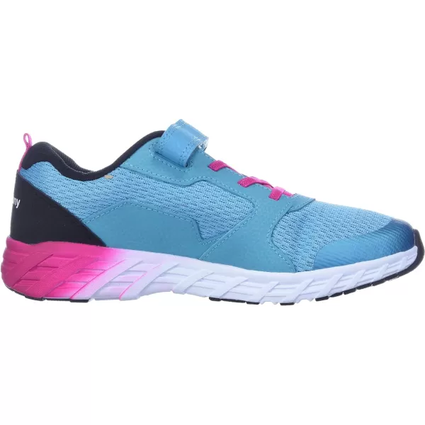 imageSaucony UnisexChild Wind Alternative Closure 20 Running ShoeTurqPinkBlack