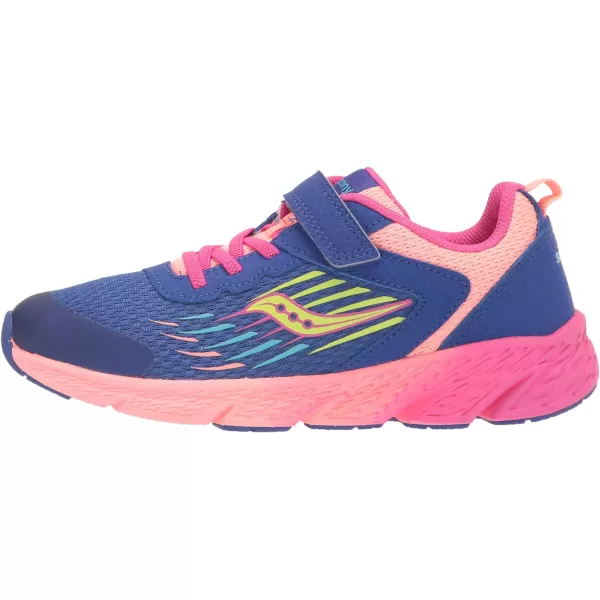 imageSaucony UnisexChild Wind Alternative Closure SneakerBlue Multi
