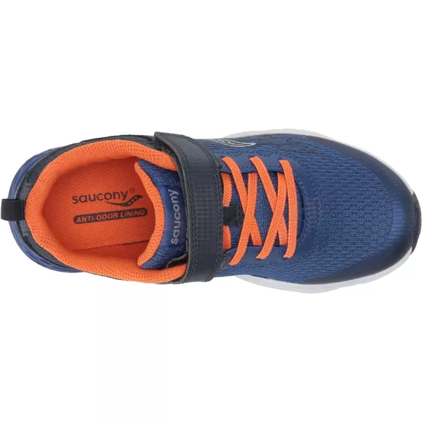 imageSaucony UnisexChild Wind Alternative Closure SneakerBlueOrange