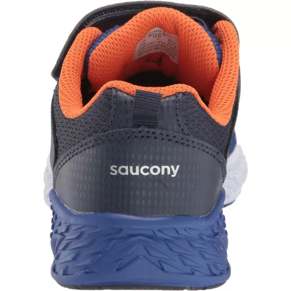 imageSaucony UnisexChild Wind Alternative Closure SneakerBlueOrange