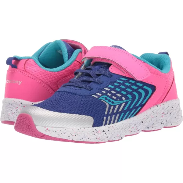 imageSaucony UnisexChild Wind Alternative Closure SneakerPinkBlue