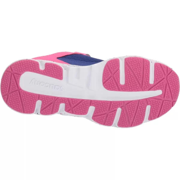 imageSaucony UnisexChild Wind Alternative Closure SneakerPinkBlue