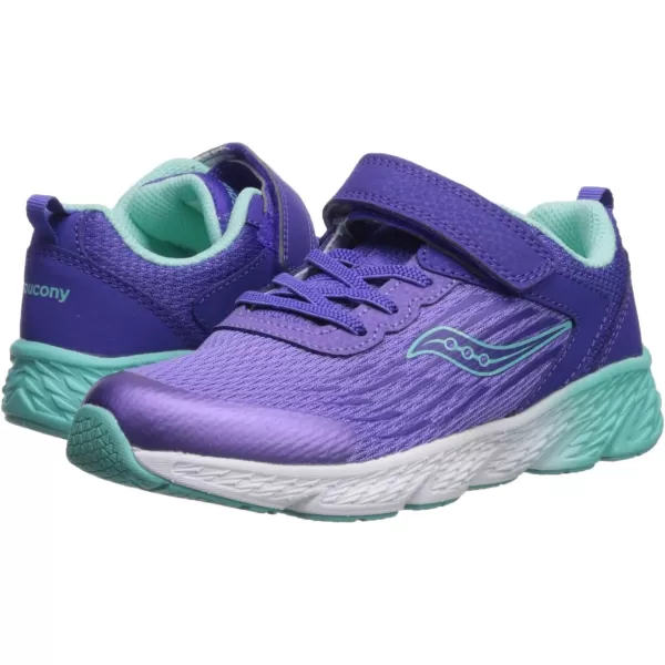 imageSaucony UnisexChild Wind Alternative Closure SneakerPurple