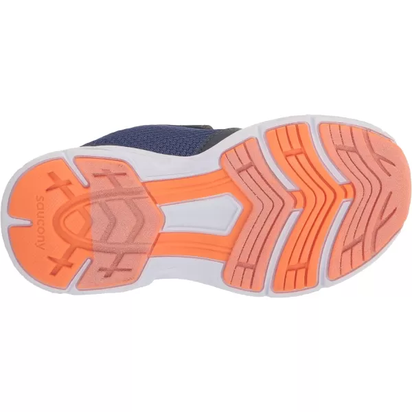 imageSaucony UnisexChild Wind FST Ac SneakerNavyOrange