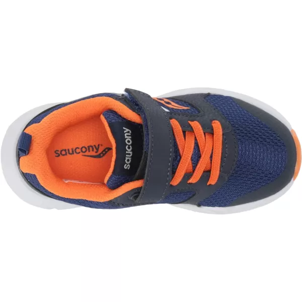 imageSaucony UnisexChild Wind FST Ac SneakerNavyOrange