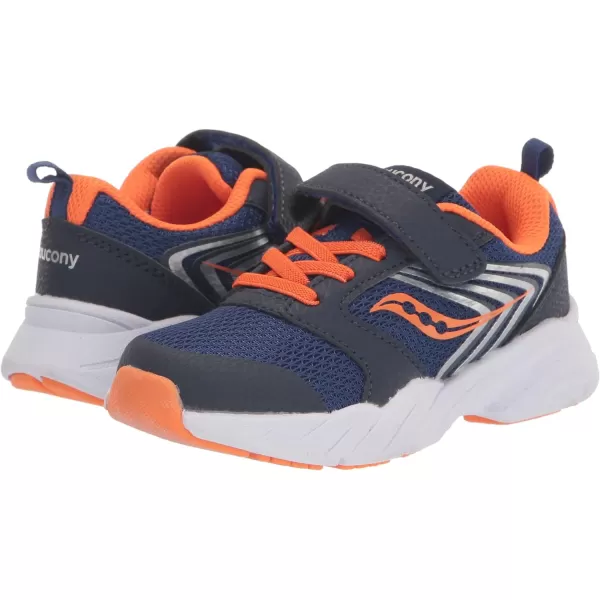 imageSaucony UnisexChild Wind FST Ac SneakerNavyOrange